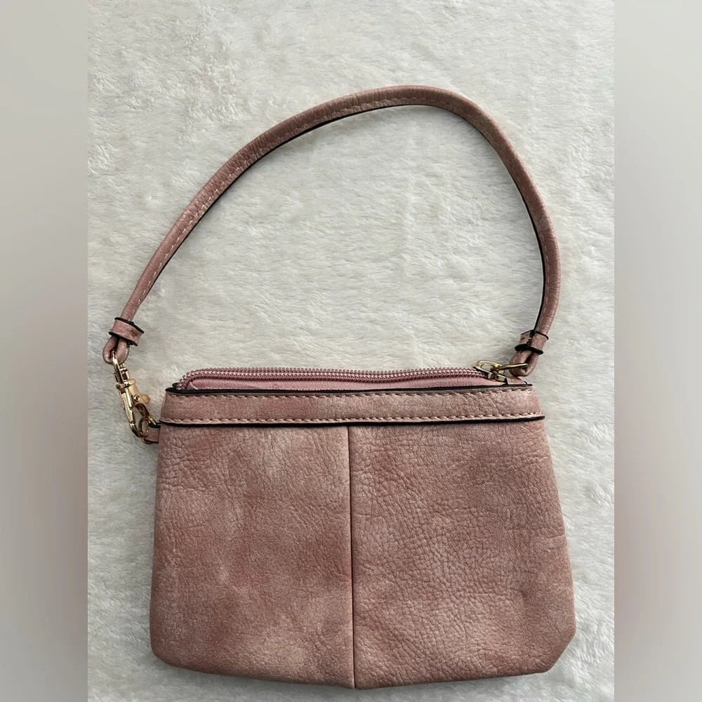 Wilsons Leather Cashwrap Pale Pink Wristlet